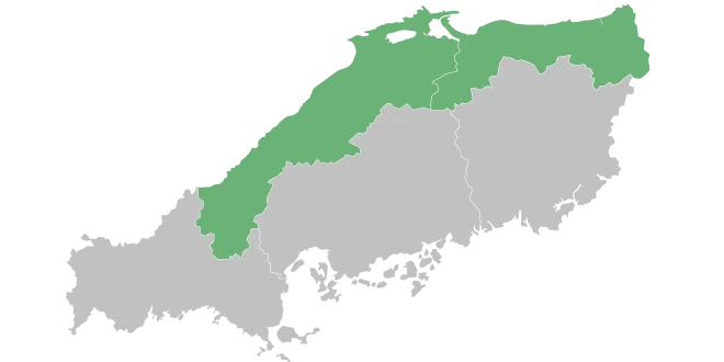 山陰対応エリア地図